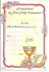 11 Best First Communion Certificates Images First Communion Certificates
