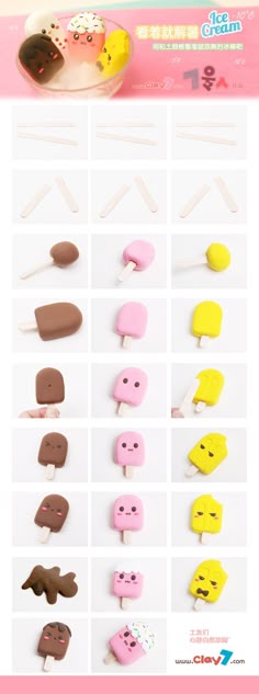 Popsicles Polymer Clay Tutorial