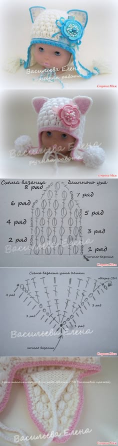 Мастер-класс вязания шапочки 'Кошка' крючком. Часть 2. Сезон зима. - Вязание - Страна Мам