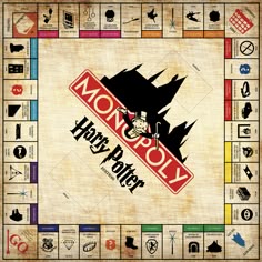 Make Your Own Harry Potter Monopoly Game Board Print This Out To Make Your Own Harry Potter Monopoly Game Board Print This Out To