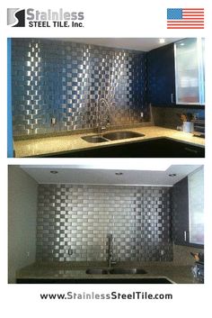 Restaurant Kitchen Backsplash stainless steel tile backsplash | modern metal tiles Restaurant Kitchen Backsplash stainless steel tile backsplash | modern metal tiles