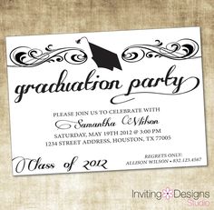 30 best graduation invitation