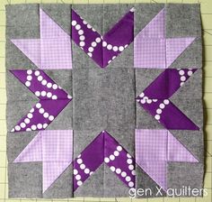 Gabarit de courtepointe Spinning Flower 4.5 pouces Bloc