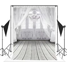 Photo Background 7x5 White Curtains Green Forest Indoor Backdrops for Wedding Photoshoot No Wrinkle Photographic Studio Background Custom Size