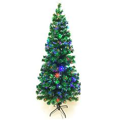 signstek 8ft artificial seasonal decoration fiber optic christmas tree with 300 multicolor changing led lights and - 75 Ft Pre Lit Christmas Tree signstek 8ft artificial seasonal decoration fiber optic christmas tree with 300 multicolor changing led lights and - 75 Ft Pre Lit Christmas Tree