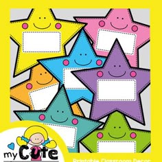 free printable star shaped name tags the template can also be used editable star template