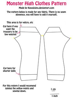 №091 Clothes for Ken Doll T-shirt and Pants for Dolls.
