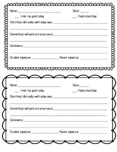a check in and check out form to help with academic intervention check in check out form