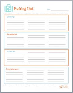 vacation budget planner