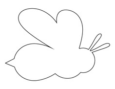 Légend image with regard to printable bumble bee cutouts Transformative image inside printable bumble bee cutouts