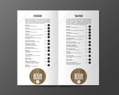 the 104 best restaurant menu designs images on pinterest in 2018