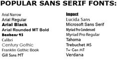 serif fonts google search slash array pinterest word fonts popular san serif fonts