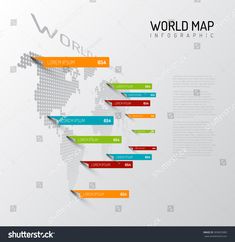 us map infographics design vector template illustration template for diagram graph presentation and chart colorful infographic template