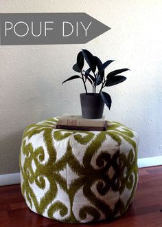 Round pouf Kilim pouf Victorian decor pouf Patchwork pouf Black pouf Poufs Beige pouf Brown pouf Decorative pouf Gypsy decor pouf