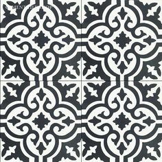 Dramatic Contrast 20 Gorgeous Black White Tile Patterns Cement Tile Encaustic Bordeaux