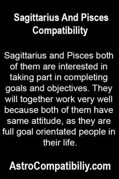 Sagittarius and pisces dating