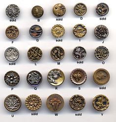 Antique Metal Button