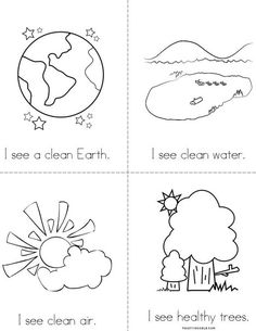 Earth Recycling Book Beginning Readers That You Print For Kids