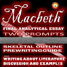 Essays On Health Care Reform Macbeth Final Analysis Essay With Two Prompts And Prewriting Guided Outline Gender Equality Essay Paper also Abraham Lincoln Essay Paper Best Macbeth Lessons Activities And Classroom Resources Images Modest Proposal Essay Ideas