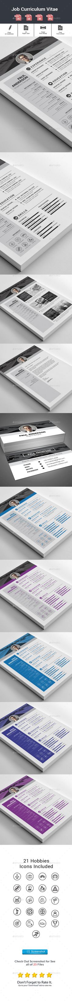 Resume - Resumes Stationery Download here graphicriver - net resume Resume - Resumes Stationery Download here graphicriver - net resume