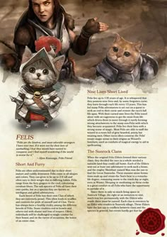 D&D Felis Race Homebrew - Imgur Dungeons And Dragons Races, Dungeons And Dragons Characters