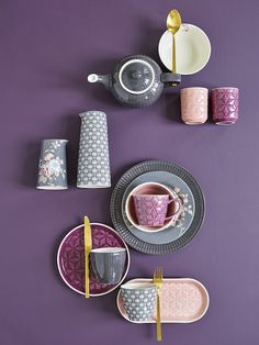 Greengate DK Cereal Bowl en Kallia prune