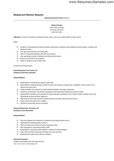plain text resume examples