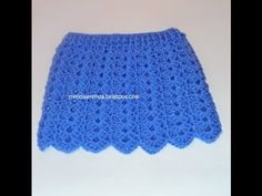 Crochet baby skirt tutorial. Crochet doll skirt step by step - YouTube
