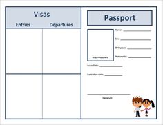 free passport template
