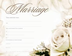 the 34 best printable marriage certificates images on pinterest in