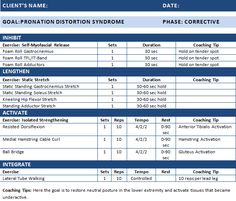 15 best nasm sample exercise programs images workout programs personal trainer workout sheets