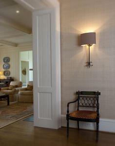 Love the grasscloth wallpaper & wainscoting - Dining Room | ~ Home ... Love the grasscloth wallpaper & wainscoting - Dining Room | ~ Home ...