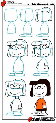 how to draw a christmas tree step by step drawing tutorial with how to draw marcie part of the peanuts gang