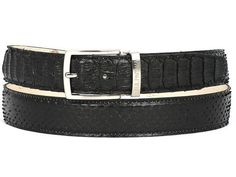 Paul Parkman Men/'s Navy Suede Belt Hand Made