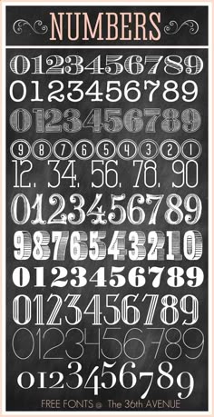 Awesome Number Free Fonts Matt Valk Chuah 36th Avenue Awesome Number Free Fonts Matt Valk Chuah 36th Avenue