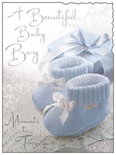 Blue Baby Room Jonny Javelin Congratulations On Your New Baby Boy with Love Card