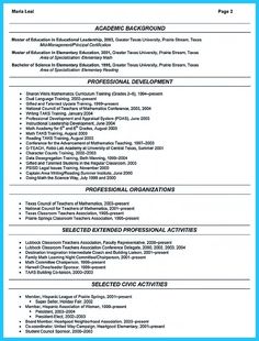 resume affiliations