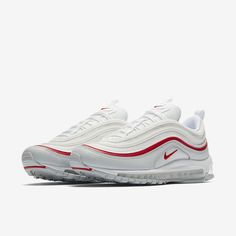 2018 Purchase Nike Air Max 97 Light Grey Red White | Air Max 2018 Purchase Nike Air Max 97 Light Grey Red White | Air Max