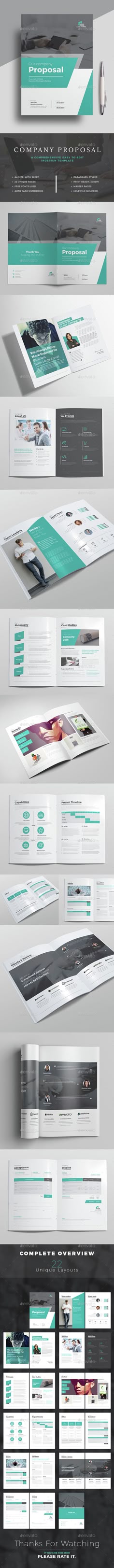 Proposal and Portfolio TemplateMinimal and Professional Proposal - indesign invoice template Proposal and Portfolio TemplateMinimal and Professional Proposal - indesign invoice template
