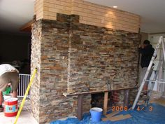 faux stone veneer panels easy to install for the basement walls