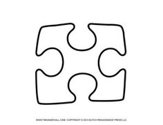 large printable puzzle piece art for school pinterest puzzle