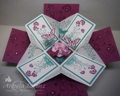 Stampin /'Up Caja De Almohada Vainilla muy dado corta 10