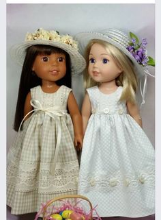 Debs RED Party Dress Doll Clothes For American Girl 14/" Wellie Wisher Wishers