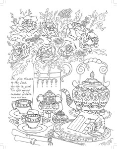 Tea For Two Coloring Friendship Majestic Expressions Books