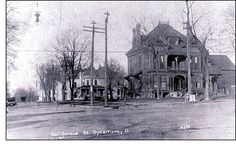 Sycamore Street Looking South From Main St In Genoa Il Est Early History Of Jane Fargo Hotel Sycamore Illinois