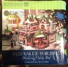Dept 56 Snow Village Limited Numbered Edition NIB Neil/'s TV /& Repair
