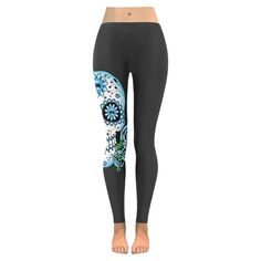 Forever Womens Plus Size Rose Skull Aztec And Leopard Print Palazzo Trousers