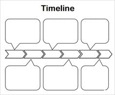 blank timeline printable