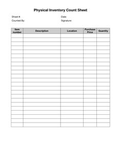 keep track of item storage and ordering information with this