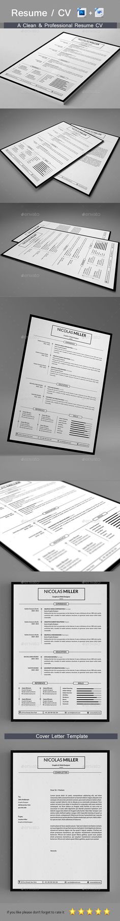 Simple Resume - Minimal Clean Resume Template Simple resume, Ai - clean resume template Simple Resume - Minimal Clean Resume Template Simple resume, Ai - clean resume template